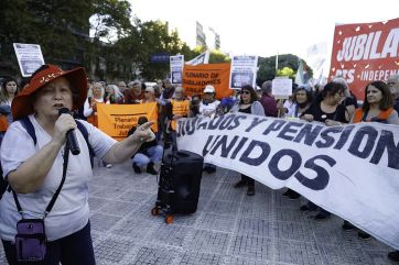 Nueva marcha con incidentes en el Congreso