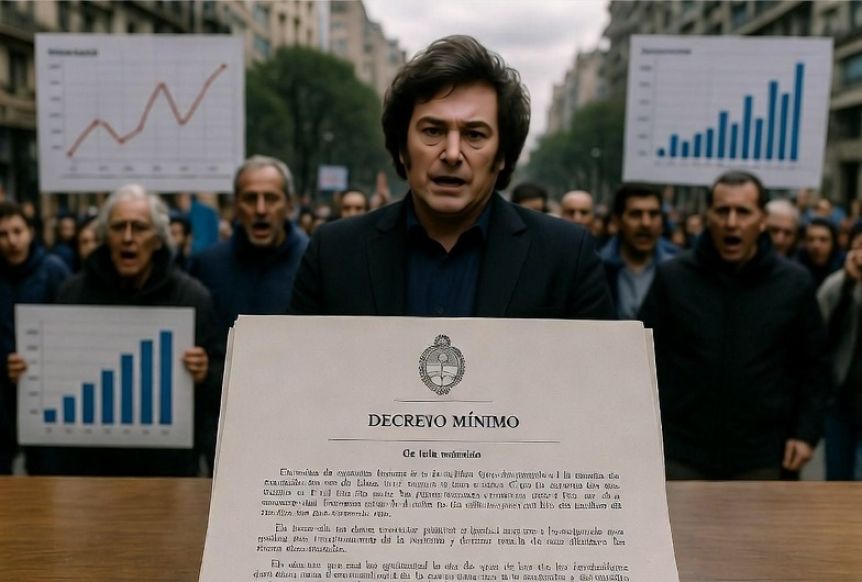 Nación aumentó por decreto el salario mínimo hasta 2026: fuerte reacción de los gremios