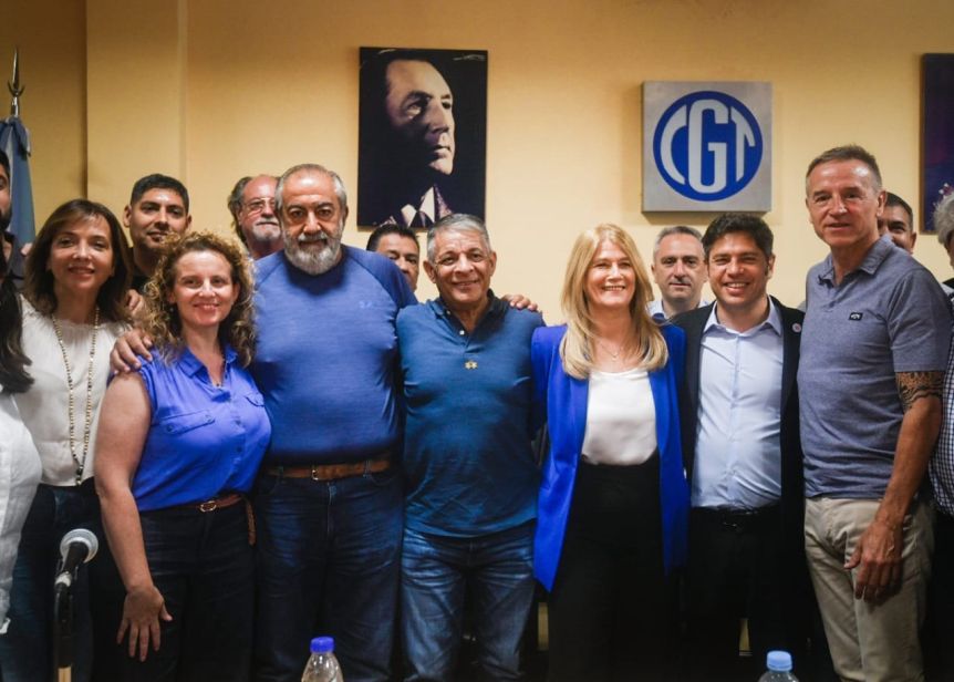 Kicillof y Magario tienden puentes con la CGT para rechazar la reforma laboral