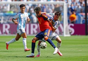 ¡Gracias Selección!: Argentina batalló, pero perdió con España por 1 a 0