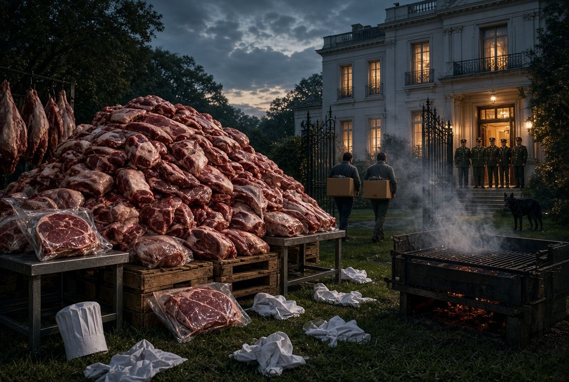 Escándalo en Olivos: carne, despidos y misterio