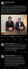 Abonjo abandona el esquema de Carrancio y conforma una nueva bancada